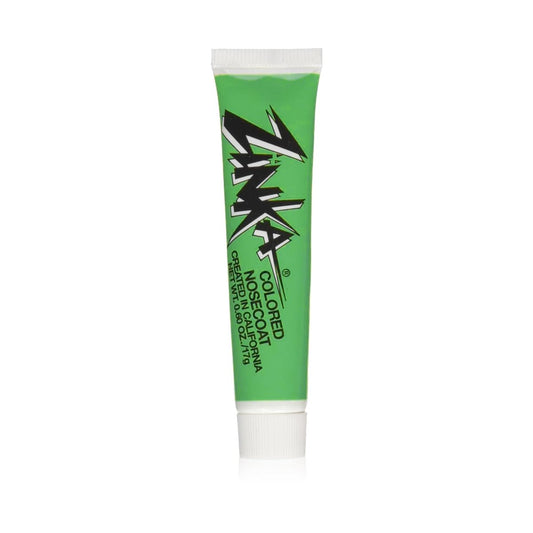 Zinka Colored Zinc Oxide Sunblock - High Zinc Formula for Nose and Face, Water & Sweat Resistant, Jungle Green