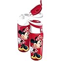 7STAR Adorable Mouse Bow Character Flip-Top Bottle - Red, Easy to Use & Carry