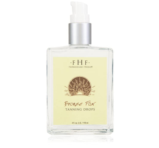 FarmHouse Fresh Self-Tanner, Vitamin E Oil for Body With Aloe Vera. Tanning Serum. Bronze Fox Tanning Drops, 4 Fl Oz Beauty & Personal Care FarmHouse Fresh