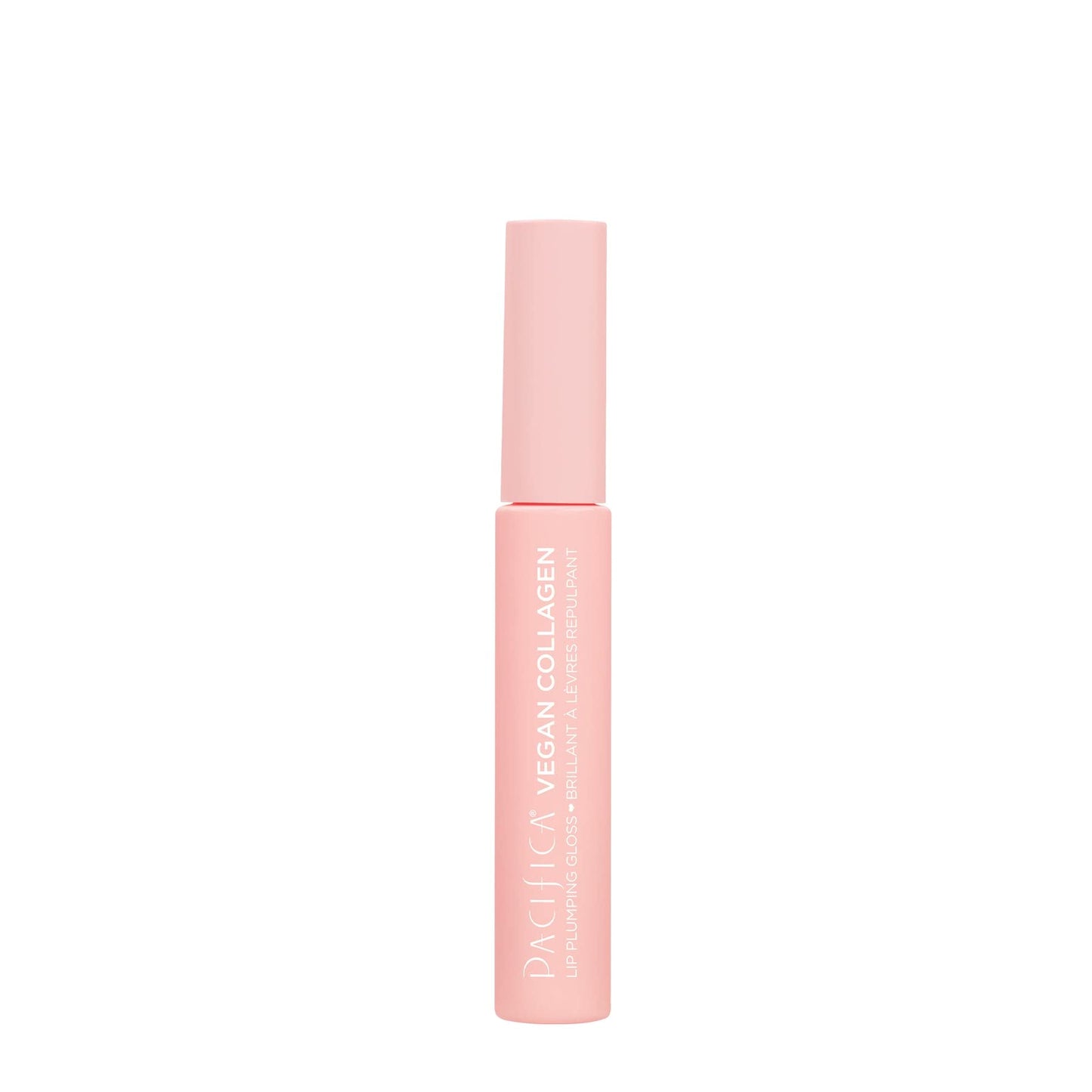 Pacifica Vegan Collagen Lip Plumping Gloss - Hydrating Lip Plumper with Peptides, Coconut & Vitamin E, High Shine Non-Sticky, Clean Vegan, 0.22 fl oz