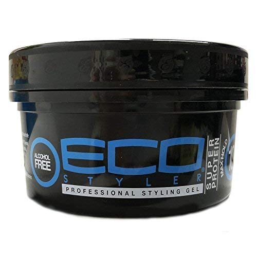 ECOCO Eco Style Gel Regular Super Protein Provides Gravity Defying Hold & Long Lasting Shine, Helps Maintain Healthy Hair, Perfect for Pin Ups & Twist