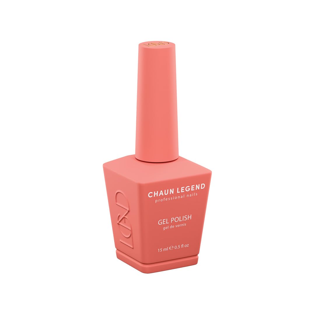 Chaun Legend Gel Nail Polish | Tag Me Tangerine LG5160 (vibrant red-orange) | Soak Off UV LED Cure Gel Polish High Gloss 15ml Beauty & Personal Care Chaun Legend Professional Nails