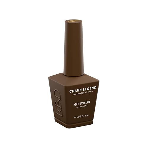 Chaun Legend Gel Nail Polish | French Press LG5195 (warm amber nude) | Soak Off UV LED Cure Gel Polish High Gloss 15ml Beauty & Personal Care Chaun Legend Professional Nails