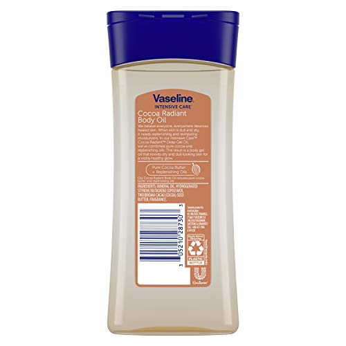 Vaseline Intensive Care Body Gel Oil, Cocoa Radiant, 6.8 oz