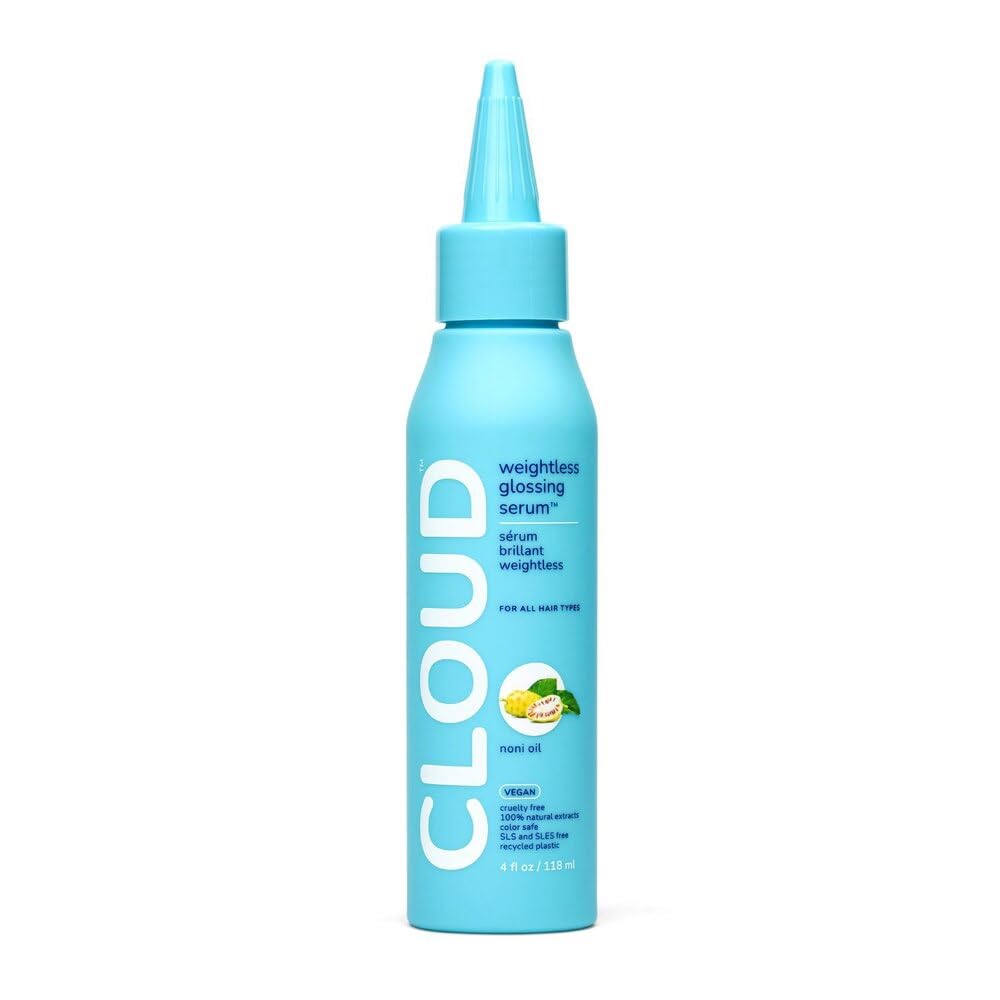 Cloud Weightless Glossing Serum - Lightweight Anti-Frizz Hair Serum for Shine & Smoothness - Silicone-Free Glossing Serum for All Hair Types