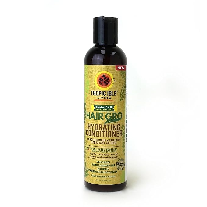 Hair Gro Cleansing Hydrating Conditioner 237ml - Aloe Vera, Rose Water for Nourishing and Softening the Hair, Shea Oil to Help Moisturize and Repairs