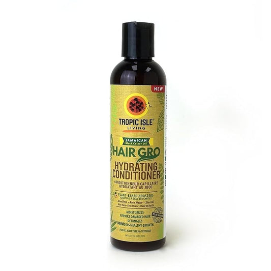 Hair Gro Cleansing Hydrating Conditioner 237ml - Aloe Vera, Rose Water for Nourishing and Softening the Hair, Shea Oil to Help Moisturize and Repairs