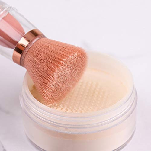 3 In 1 Funny Combination Design Makeup Brushes-Lip Brush Eyeshadow Sponge Eyeshadow Eyebrow Brush For Women and Girls (STY1)