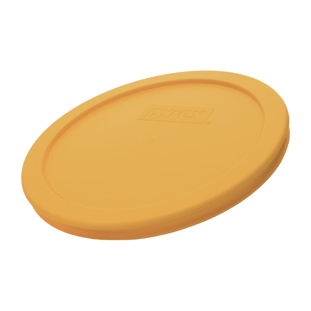 Pyrex 7401-PC 3 Cup Lemon Drop Yellow Food replacement Lid (2-Pack) - Made in the USA