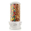Handy Gourmet Original Triple Candy Machine-Fun Candy & Nut Dispenser-New & Improved (Pearl White), Standard (JB8450PWHI)