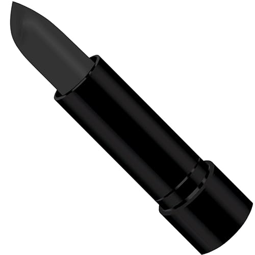 AMSCAN Bold & Daring Black Lipstick (0.08 oz)- 1 Pc - Perfect for a Striking Look and Unleashing Your Inner Rebel