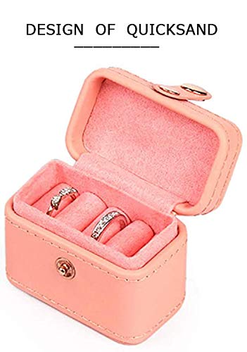 Afzos Ring Box Small Jewelry Box Girls Jewelry Organizer Mini Travel Case Ring Storage Box