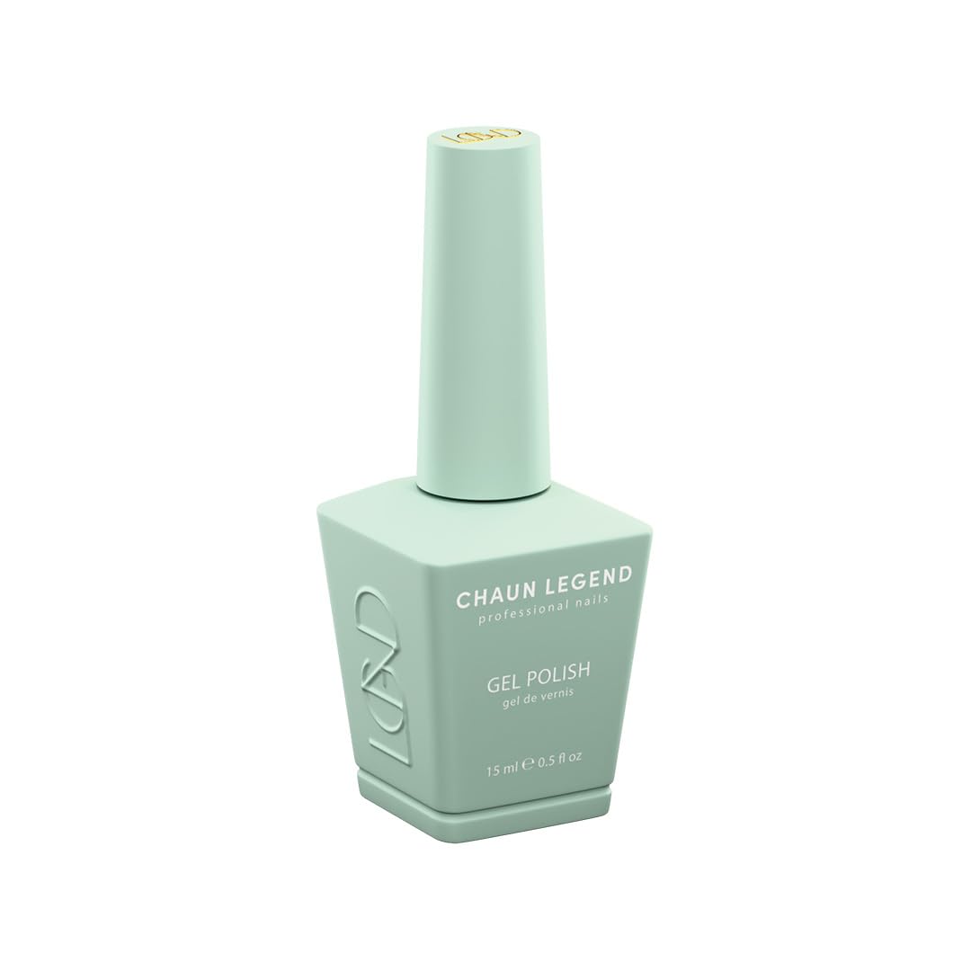Chaun Legend Gel Nail Polish | Frosty Mint LG5136 (seafoam green) | Soak Off UV LED Cure Gel Polish High Gloss 15ml Beauty & Personal Care Chaun Legend Professional Nails