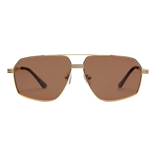 I-SEA Women's Sunglasses - Bliss (GOLD/BROWN POLARIZED), 44.5mm