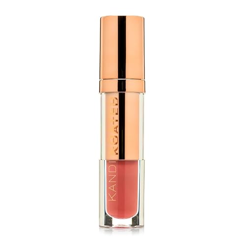 Kandi Koated Lacquer Illuminating Lip Cream [Girl Talk] Creamy Lip Gloss | Natural Colors, Moisturizing Lip Lacquer, Paraben-Free, Cruelty-Free |