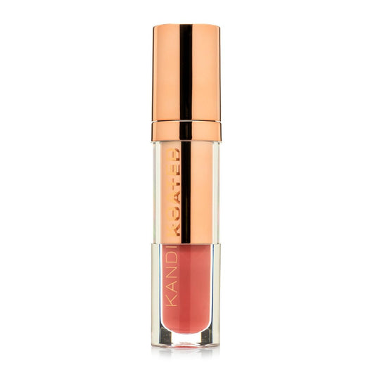 Kandi Koated Lacquer Illuminating Lip Cream [Girl Talk] Creamy Lip Gloss | Natural Colors, Moisturizing Lip Lacquer, Paraben-Free, Cruelty-Free | Beauty & Personal Care Kandi