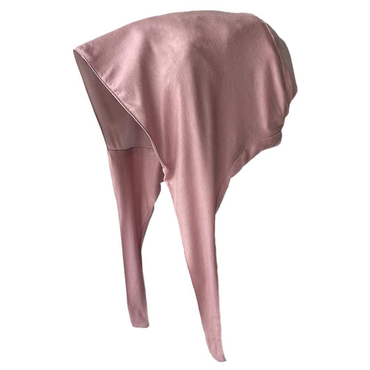 Belsen Satin Bonnet Silk Bonnet Sleep Cap Satin Lined Slouchy Beanie Night Sleeping Hat Adjustable for Curly Hair (Pink) Beauty and Personal Care Belsen