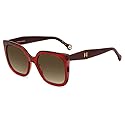 Carolina Herrera SUNGLASSES HER 0128/S BURGUNDY RED 54/21/145 WOMENS