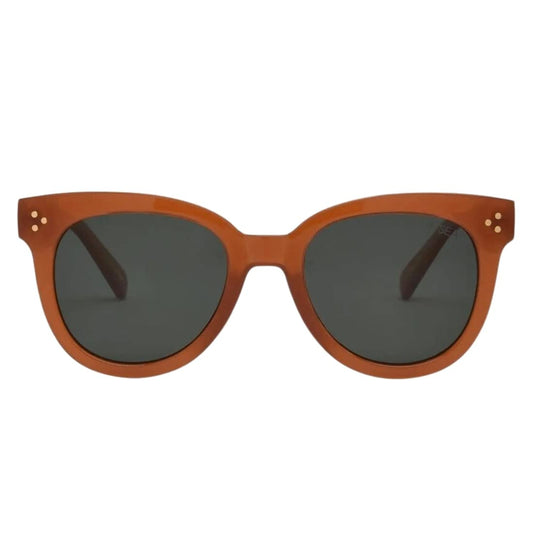 I-SEA Women's Sunglasses - Cleo (MAPLE/GREEN POLARIZED)