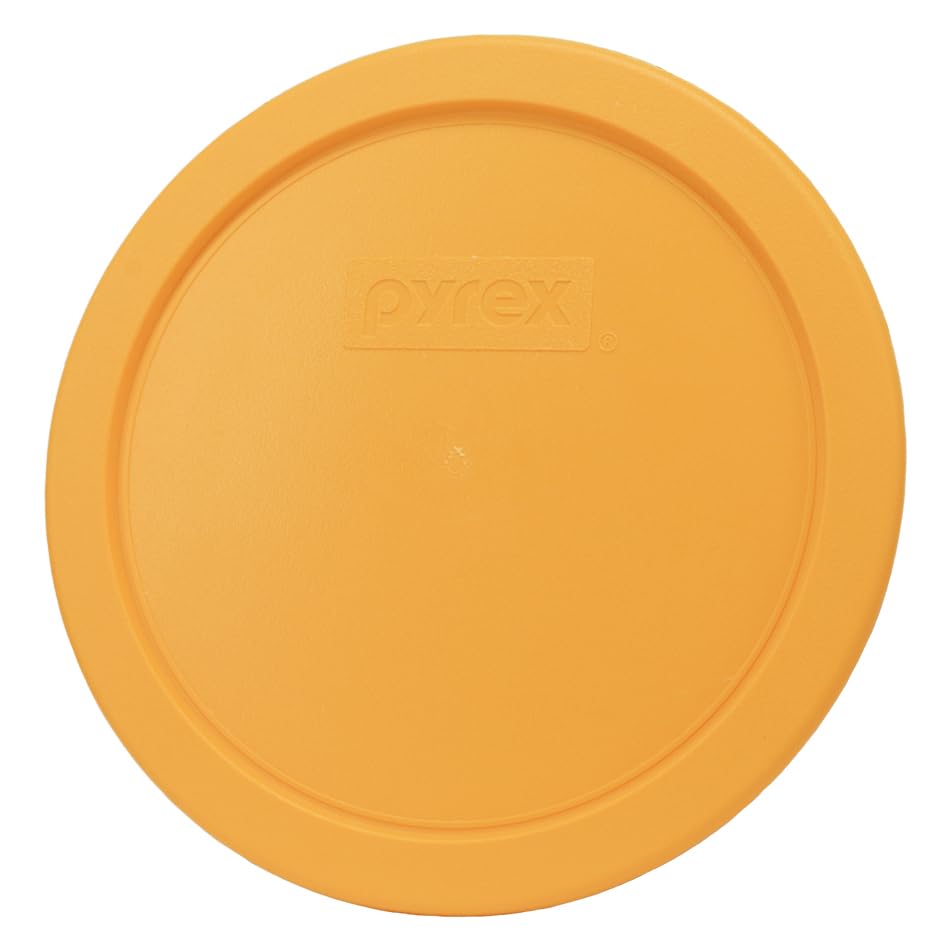 Pyrex 7401-PC 3 Cup Lemon Drop Yellow Food replacement Lid (2-Pack) - Made in the USA