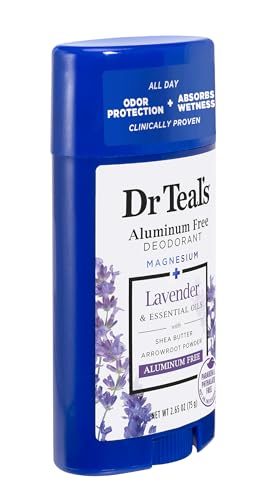 Dr Teal's Aluminum Free Deodorant - Lavender - Paraben & Phthalate Free - 2.65 oz