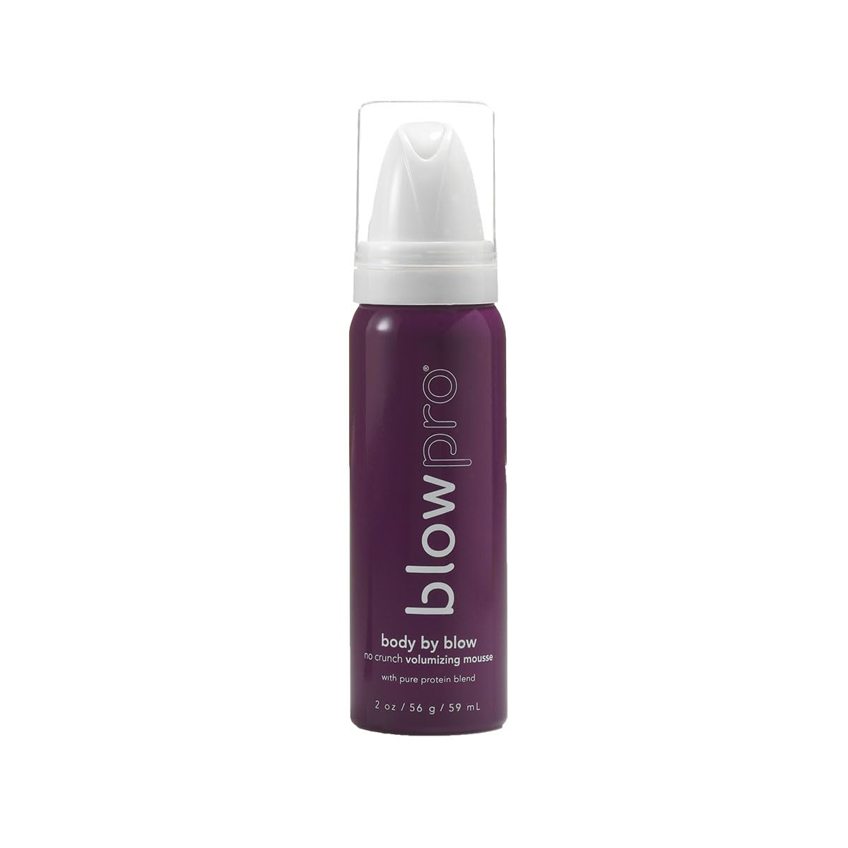blowpro Body By Blow No Crunch Volumizing Mousse - Hair Thickening Texturizing Spray Foam for Thicker, Fuller, Textured & Weightless Hair - No Oily or