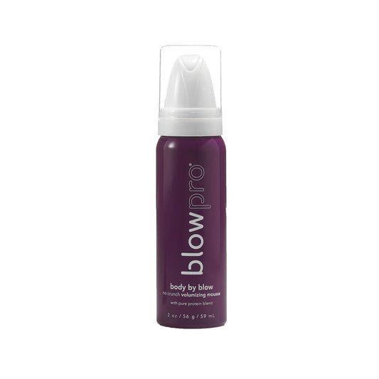 blowpro Body By Blow No Crunch Volumizing Mousse - Hair Thickening Texturizing Spray Foam for Thicker, Fuller, Textured & Weightless Hair - No Oily or