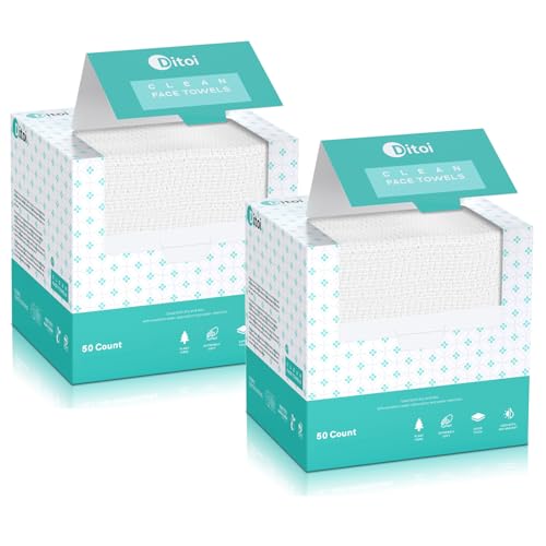Ditoi Face Towels XXL, Ultra‑Soft Disposable Facial Towels Beauty and Personal Care Ditoi Default Title