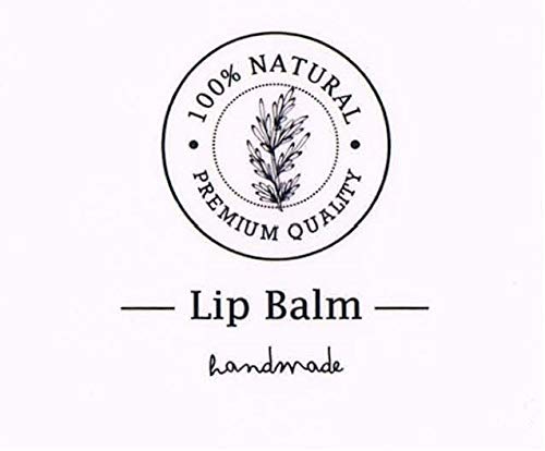ZZYBIA Assorted Clear Lip Balm Label Sticker for Lip Balm Container Lip Balm Labels Paper Stickers 60pcs