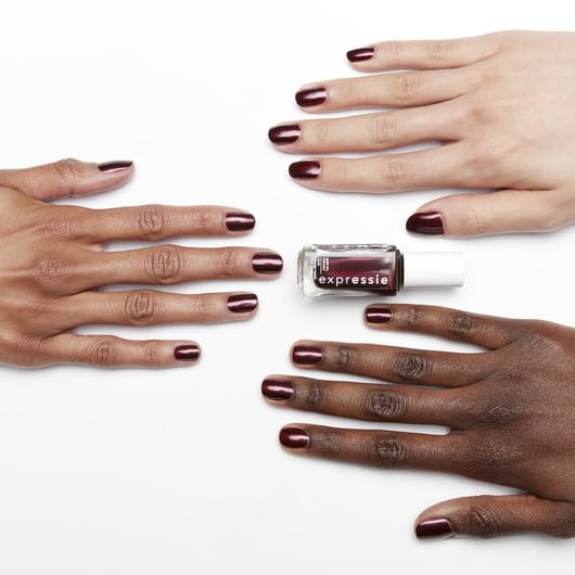 Essie expressie, Quick-Dry Nail Polish, 8-Free Vegan, Dark Purple, Breaking The Bold, 0.33 fl oz