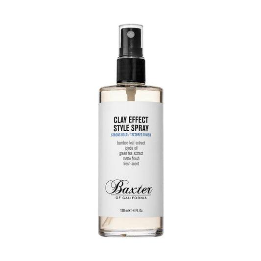 Baxter of California Clay Effect Style Spray for Men | Textured Finish | Strong Hold | Hair Styler | 4 fl. oz.