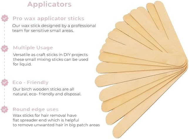 MIBLY 80 PCS Popsicle Sticks for Crafts - Jumbo Craft Sticks Made of Smooth Wooden Sticks - Ideal Wood Sticks and Wooden Sticks for Crafts for Body Beauty and Personal Care Mibly