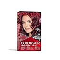 REVLON Colorsilk Beautiful Color Permanent Hair Color with 3D Gel Technology Keratin 100 Gray Coverage Hair Dye, 48 Burgundy, 1 Count