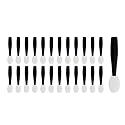ZhangyiHot 100 Pcs Small Eyeshadow Applicators, Sponge Tip, Blending, For Blending, Kid, Normal Skin, Cosmetic Brush, Eyeshadow Brush