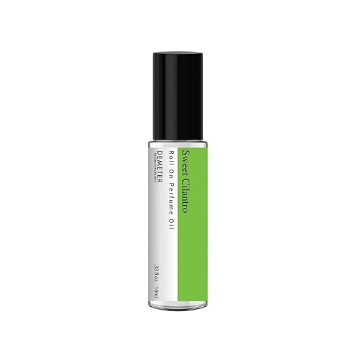 DEMETER Sweet Cilantro Roll On Perfume Oil, 0.33 Oz, Long-Lasting