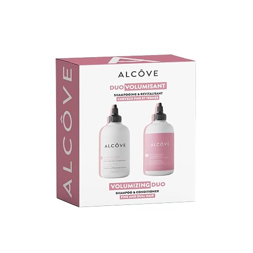 Alcôve - Volumizing Shampoo & Conditioner Duo - Fine and Thin Hair - Sulfate-Free - Lightweight Volume - Evening Primrose Oil - Mango Extract - Argan