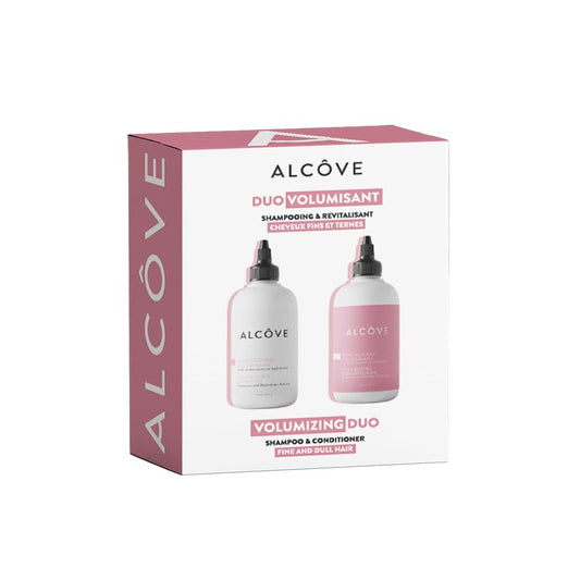 Alcôve - Volumizing Shampoo & Conditioner Duo - Fine and Thin Hair - Sulfate-Free - Lightweight Volume - Evening Primrose Oil - Mango Extract - Argan