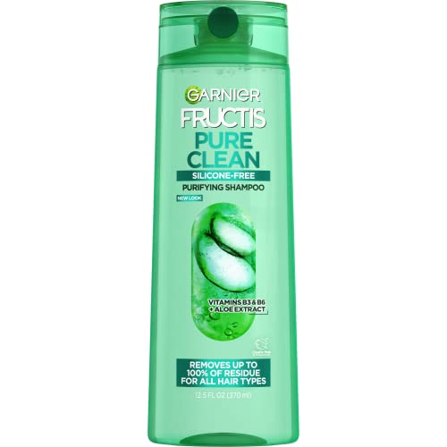 Garnier Fructis Pure Clean Purifying Shampoo, Silicone-Free, 12.5 Fl Oz, 1 Count (Packaging May Vary) Beauty and Personal Care Garnier Default Title