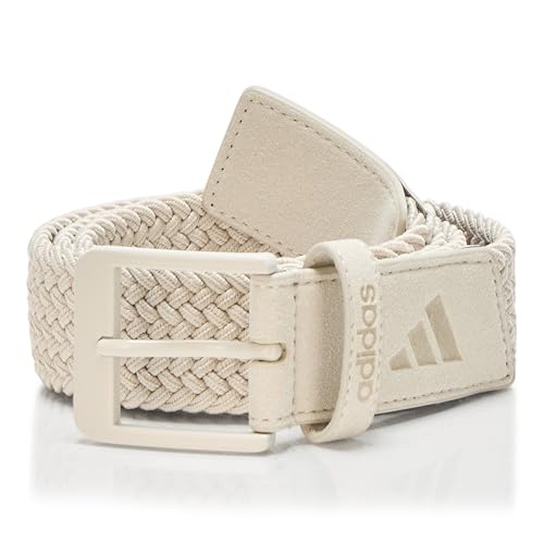 adidas Ultimate365 Tour Braided Stretch Belt, Alumina, S/M