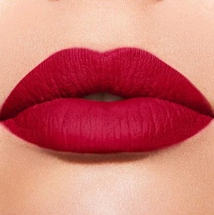 Cyzone Studio Look Intense Color Liquid Lipstick, Long-lasting, High Fixing, Color: Deep Red .20 oz (6ml)