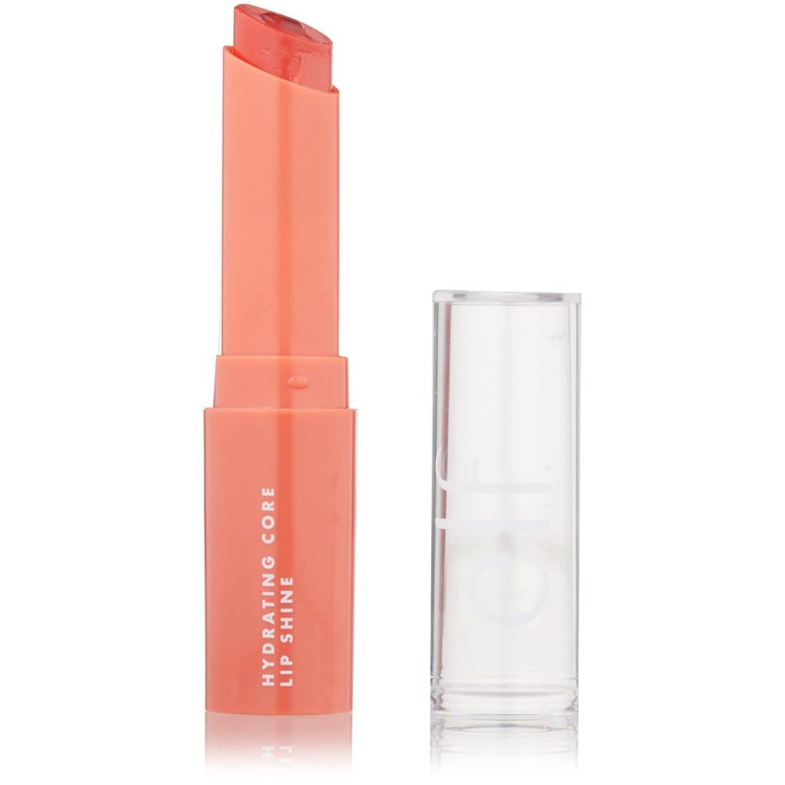 e.l.f. Hydrating Core Lip Shine, Conditioning & Nourishing Lip Balm, Sheer Color Tinted Lip Moisturizer, Cheery, 0.09 Oz Beauty & Personal Care e.l.f.