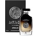 Atralia Absolute Noir Eau De Parfum for Men 100Ml 3.4Oz - Luxurious and Long Lasting Fragrances with Top Notes of Bergamot, Lemon, Grapefruit, Pink