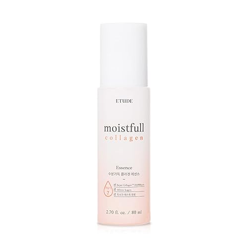 ETUDE Moistfull Collagen Essence, Serum for Face, Moisturizer, Super Collagen Water, Sensitive Skin, Moisturizing Essence, Long-Lasting Formula