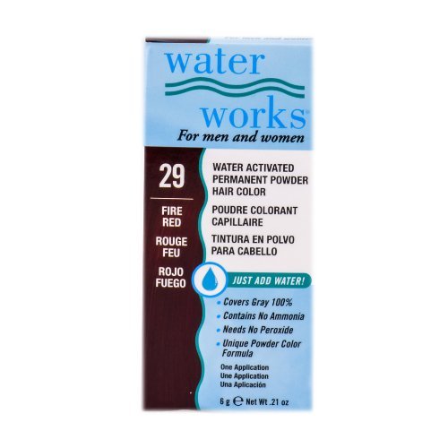 Water Works Activated Permanent Powder Haircolor - #29 Fire Red