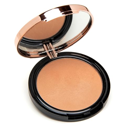 Kandi Koated Aura Rapture - Bronzing Powder in Rose Gold Case, Compact Bronzer by Kandi Burruss | Paraben-Free, Cruelty-Free | Vegan Formula | Beauty