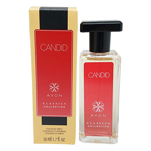 AVON Candid Cologne Spray Classics Collection, Amber Floral Fragrance for Him with Apricot, Bergamot, Tuberose & Patchouli, Long Lasting Designer