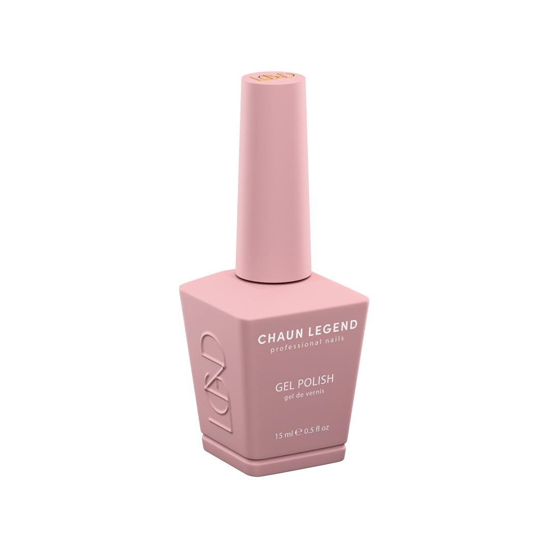 Chaun Legend Gel Nail Polish | Problematic Pink LG5130 (muted rose pink) | Soak Off UV LED Cure Gel Polish High Gloss 15ml Beauty & Personal Care Chaun Legend Professional Nails