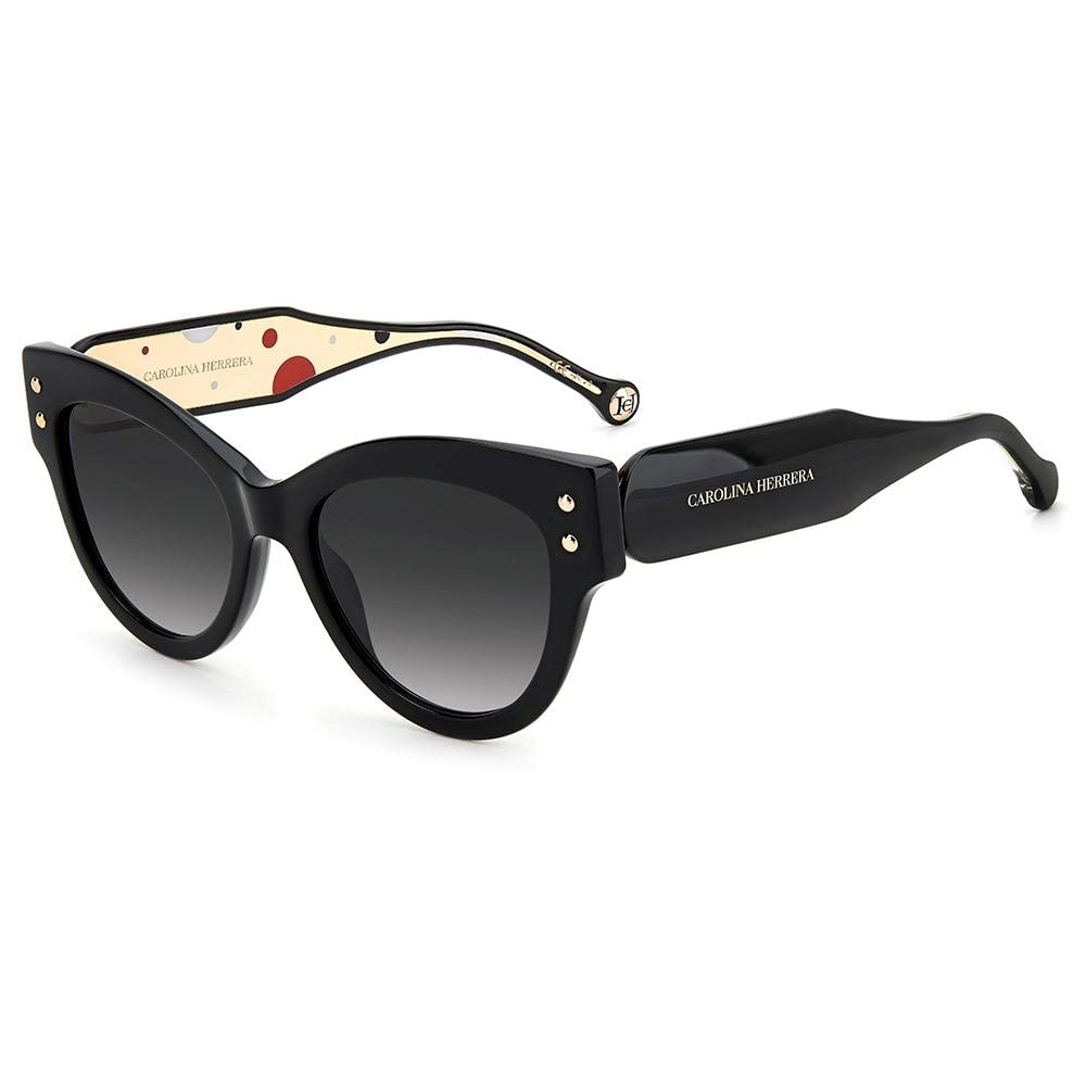 Carolina Herrera Unisex Sunglasses, 807/9o Black, 54