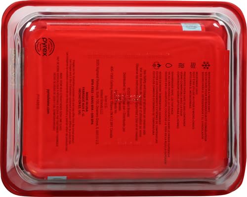 Pyrex Simply Store 11-Cup Rectangular Glass Food Storage Dish