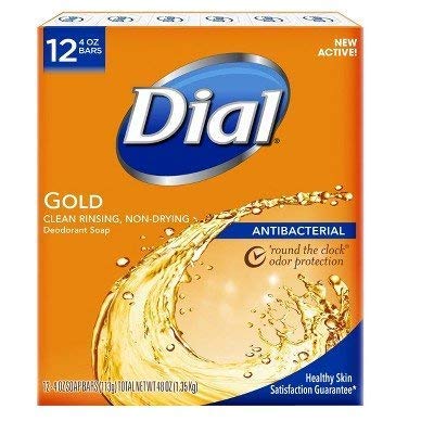 Dial Gold Bar Soap -4 Ounce (Pack of 12) Beauty & Personal Care Dial